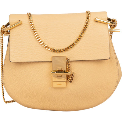 Chloé Grained Leather Drew Crossbody Bag