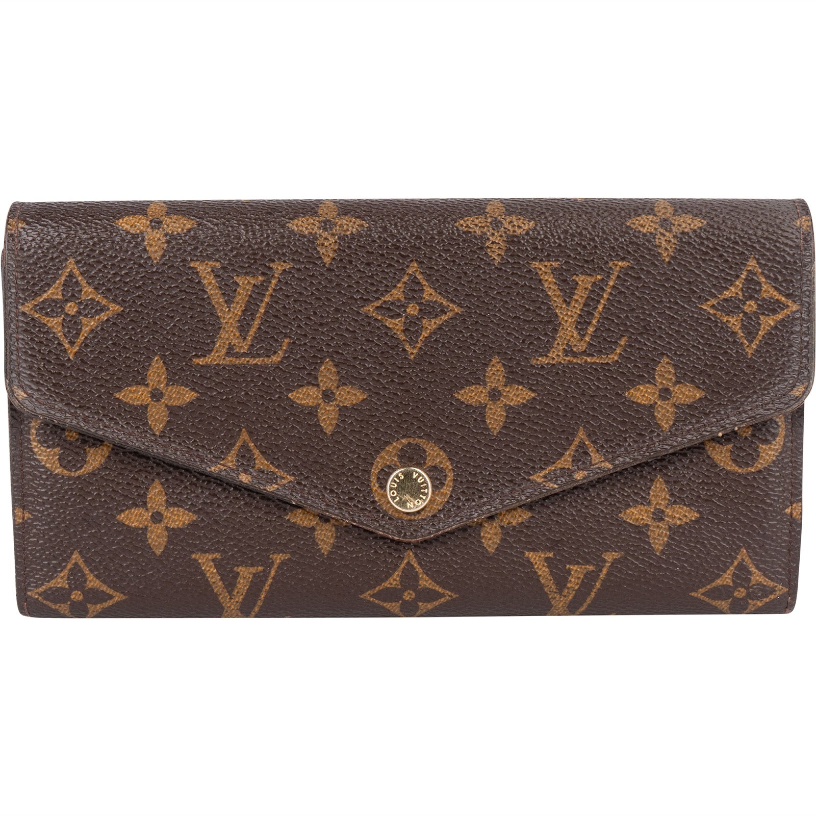 Louis Vuitton Monogram Canvas Sarah Wallet - vintageandkickz