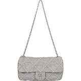Chanel Leather Ultra Stitch Single Flap Shoulder Bag