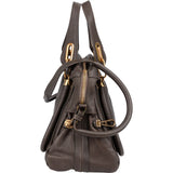 Chloé Brown Leather Paraty Handbag
