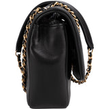 Chanel Quilted Lambskin Diana New Collection Single Flap Crossbody Bag