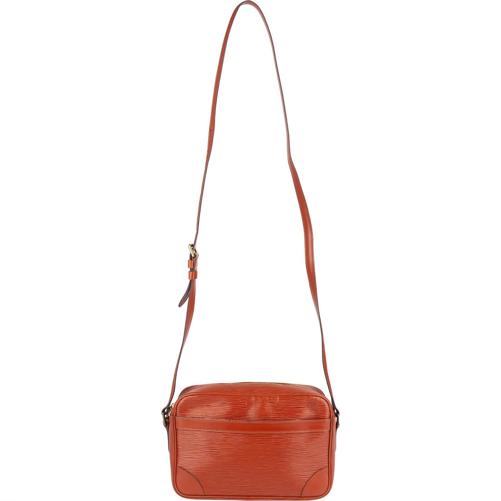 Louis Vuitton Cognac Epi Leather Trocadero 23 Crossbody Bag - vintageandkickz