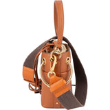 Chloé Leather Roy Mini Bucket Crossbody Handbag