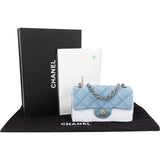 Chanel Quilted Denim Mini Rectangular Single Flap Crossbody Bag