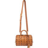 MCM Monogram Visetos Small Boston Crossbody Handbag