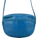 Louis Vuitton Blue Epi Leather Jeune Fille GM Crossbody Bag - vintageandkickz