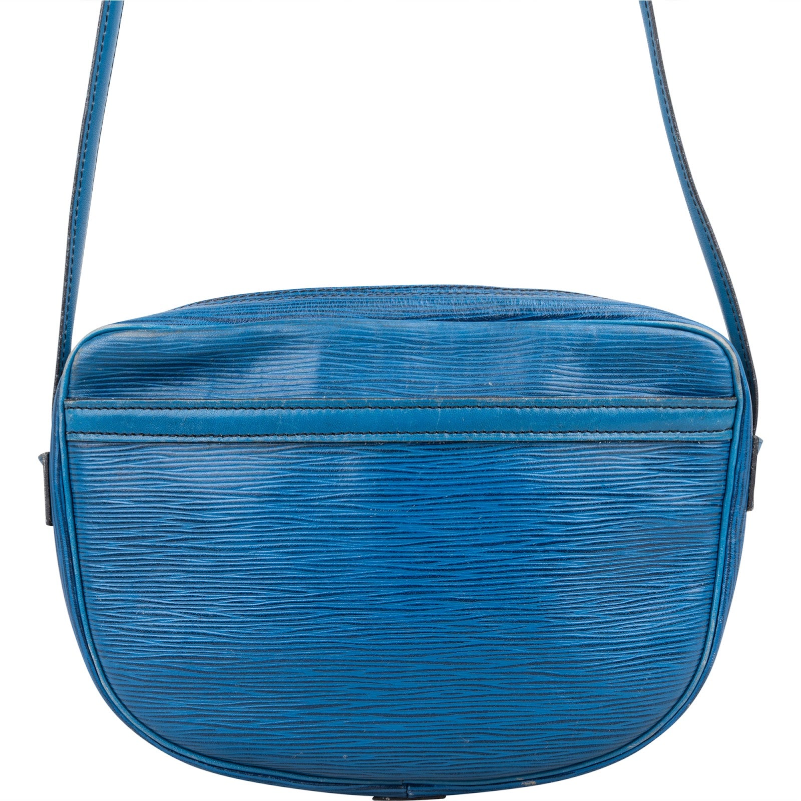 Louis Vuitton Blue Epi Leather Jeune Fille GM Crossbody Bag - vintageandkickz
