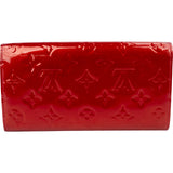 Louis Vuitton Monogram Vernis Leather Sarah Wallet