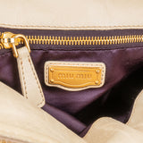 Miu Miu Vitello Lux Bow Satchel Crossbody Handbag