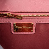 Salvatore Ferragamo Saffiano Leather Vara Bow Flap Crossbody Bag