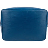 Louis Vuitton Blue Epi Leather Sac Noé Grande Shoulder Bag