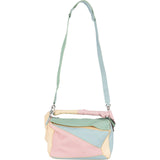 Loewe Multicolor Leather Puzzle Crossbody Handbag - vintageandkickz