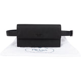 Prada Black Saffiano Leather Crossbody Belt Bag