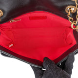 Chanel Quilted Lambskin Chain Spellout Letters Single Flap Crossbody Bag