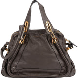 Chloé Brown Leather Paraty Handbag