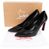 Christian Louboutin Black Leather Asticoc Pumps (37)