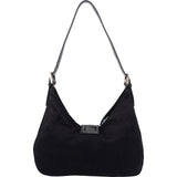 Fendi Classic Cotton Baguette Buckle Shoulder Bag