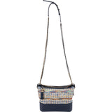 Chanel Tweed & Lambkin Gabrielle Crossbody Bag