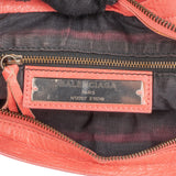 Balenciaga Pink Leather City Handbag