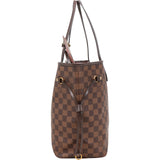 Louis Vuitton Monogram Damier Ebene Neverfull MM Shoulder Bag