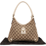 Gucci Monogram GG Canvas Abbey D-Ring Hobo Shoulder Bag