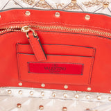 Valentino Garavani PVC Rockstud Spike Flap Crossbody Handbag