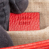 Gucci Leather Interlocking GG Shoulder Crossbody Bag
