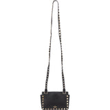Valentino Garavani Grained Calfskin Rockstud Small Tote Crossbody Bag