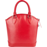 Louis Vuitton Red Epi Leather Lockit PM Handbag