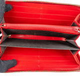 Gucci Microguccissima Leather Bow Zip Around Wallet