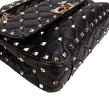 Valentino Quilted Leather Rockstud Spike Crossbody Handbag
