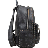 MCM Monogram Visetos Canvas Stark Small Studded Backpack