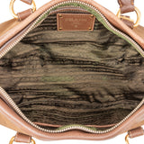 Prada Tessuto Vitello Daino Bauletto Satchel Handbag