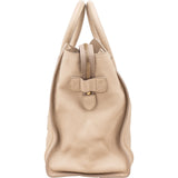 Céline Drummed Calfskin Large Luggage Handbag