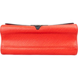 Louis Vuitton Red Epi Leather Monogram Canvas Twist MM Crossbody Bag