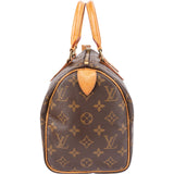 Louis Vuitton Monogram Canvas Speedy 25 Handbag