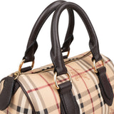 Burberry Haymarket Check Boston Handbag