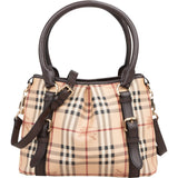 Burberry Nova-Check Monogram Haymarket Shoulder Bag