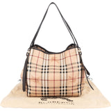 Burberry Haymarket Nova Check Hobo Shoulder Bag
