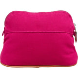 Hermès Pink Cotton Mini Bolide Pouch