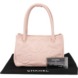 Chanel Caviar Leather Triple CC Small Tote Handbag