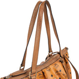MCM Monogram Visetos Satchel Shoulder Bag