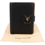 Louis Vuitton Grained Taurillon Leather Capucines Compact Wallet