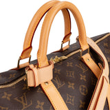 Louis Vuitton Monogram Canvas Keepall 50 Bandoulière Travel Bag