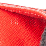 Louis Vuitton Rouge Epi Leather Sarah Wallet