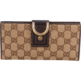 Gucci Monogram GG Canvas Abbey D-Ring Continental Wallet