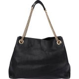 Gucci Grained Leather Soho Chain Tote Crossbody Bag