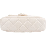 Chanel Quilted Leather Wavy CC Lucky Number 5 Small Crossbody Bag