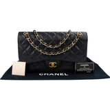 Chanel Quilted Caviar Leather Jumbo Double Flap Crossbody Bag