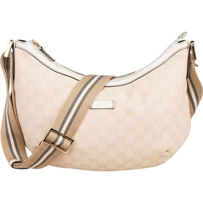 Gucci Monogram GG Stripe Crossbody Bag